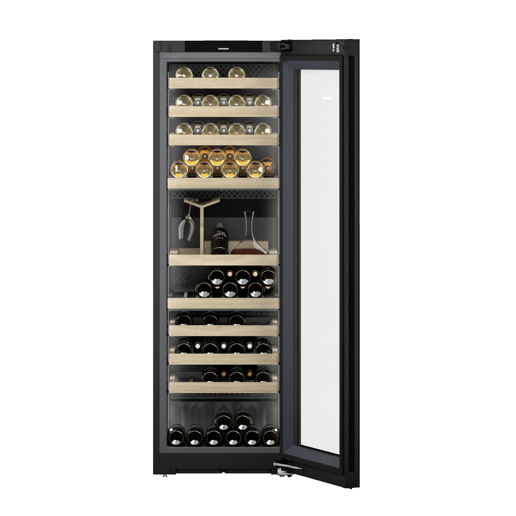 Liebherr Vinidor Selection - 85 Bottle - 3-Zone Wine Cabinet - WPgbi 5283 - Glass Door