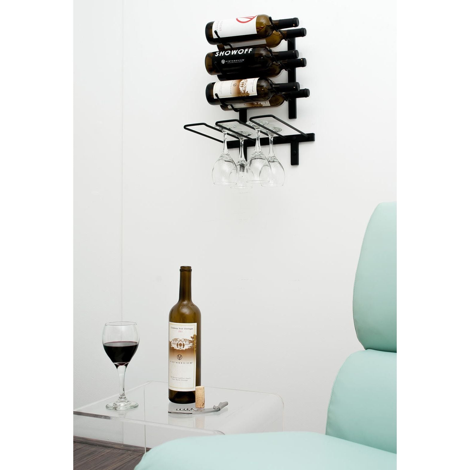 VintageView - W Series - Stemware Rack (4-6 - Wine Glasses)