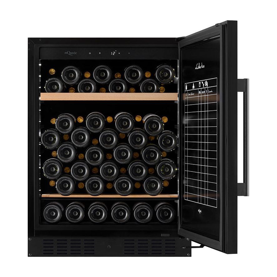 mQuvée - 600mm - WineStore 82 - 66 Bottles- Anthracite Black