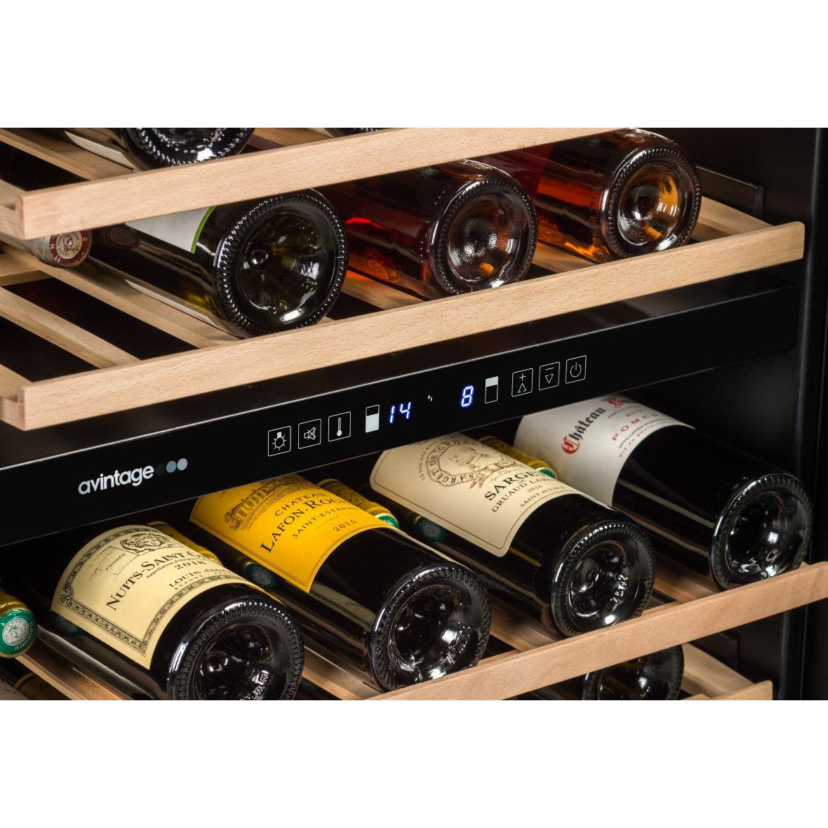 Avintage - 600mm Dual Zone - 50 bottle - Wine Cooler - AVU54TDZX1