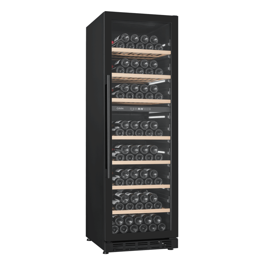 Cavin - 600mm - Tall Wine Fridge - Arctic Collection 151D Fullglass Black