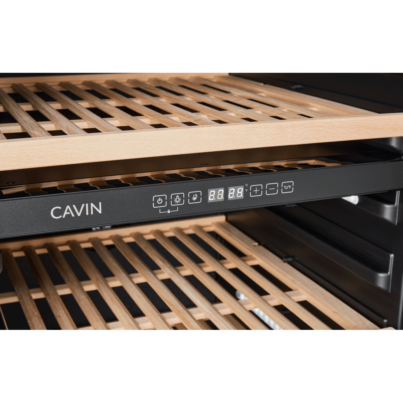 Cavin - 600mm - Tall Wine Fridge - Arctic Collection 151D Fullglass Black