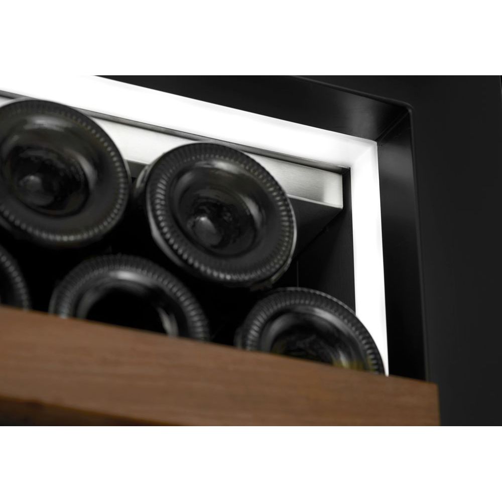 mQuvée Edge 45D Anthracite Black - 87 Bottles - Tall Wine Fridge - Push-Pull