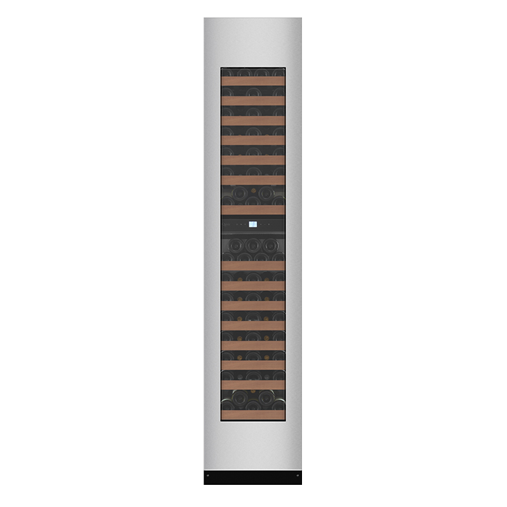 mQuvée Edge 45D Stainless - 87 Bottles - Tall Wine Fridge - Push-Pull