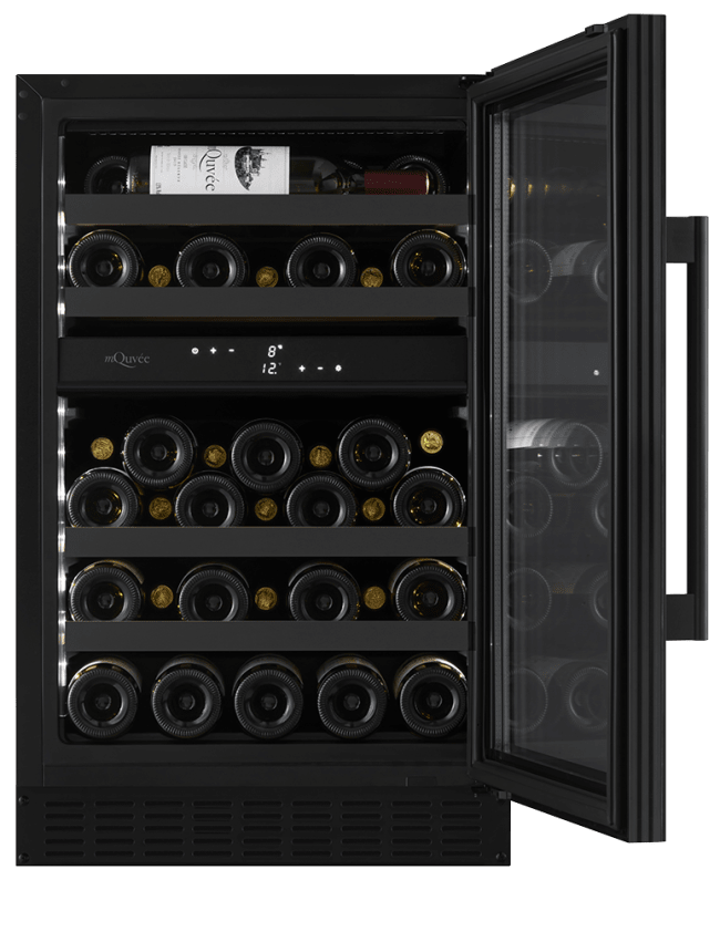 mQuvée - 500mm - Undercounter - WineCave 700 50D All Black