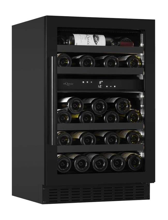 mQuvée - 500mm - Undercounter - WineCave 700 50D All Black