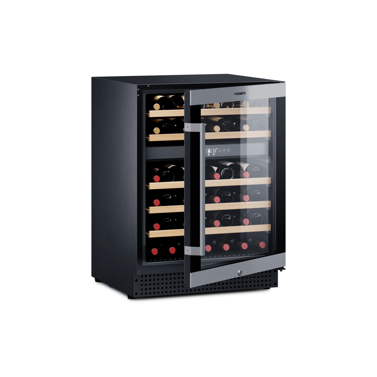 Dometic - 600mm - Built in Dual Zone Wine Fridge - C46B - 46 Bottle