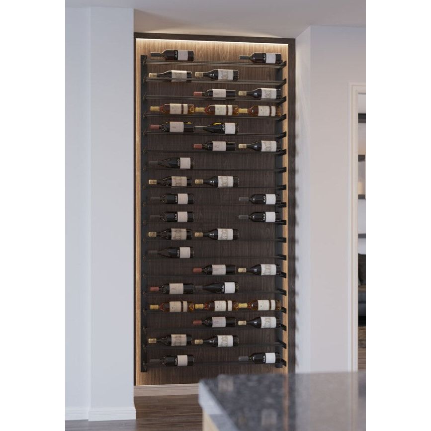 VintageView - Wine Wall 45 - Evolution Series - 1143mm - Metal Wine Wall Rack (27-81 bottles)