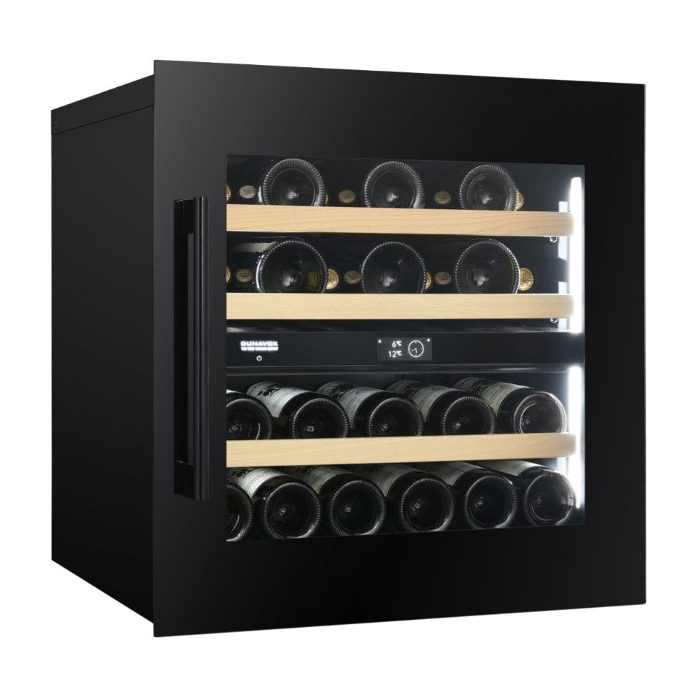 Dunavox Prime-25 - Dual Zone 25 Bottle - Integrated Wine Cooler - DVP-25.65DB