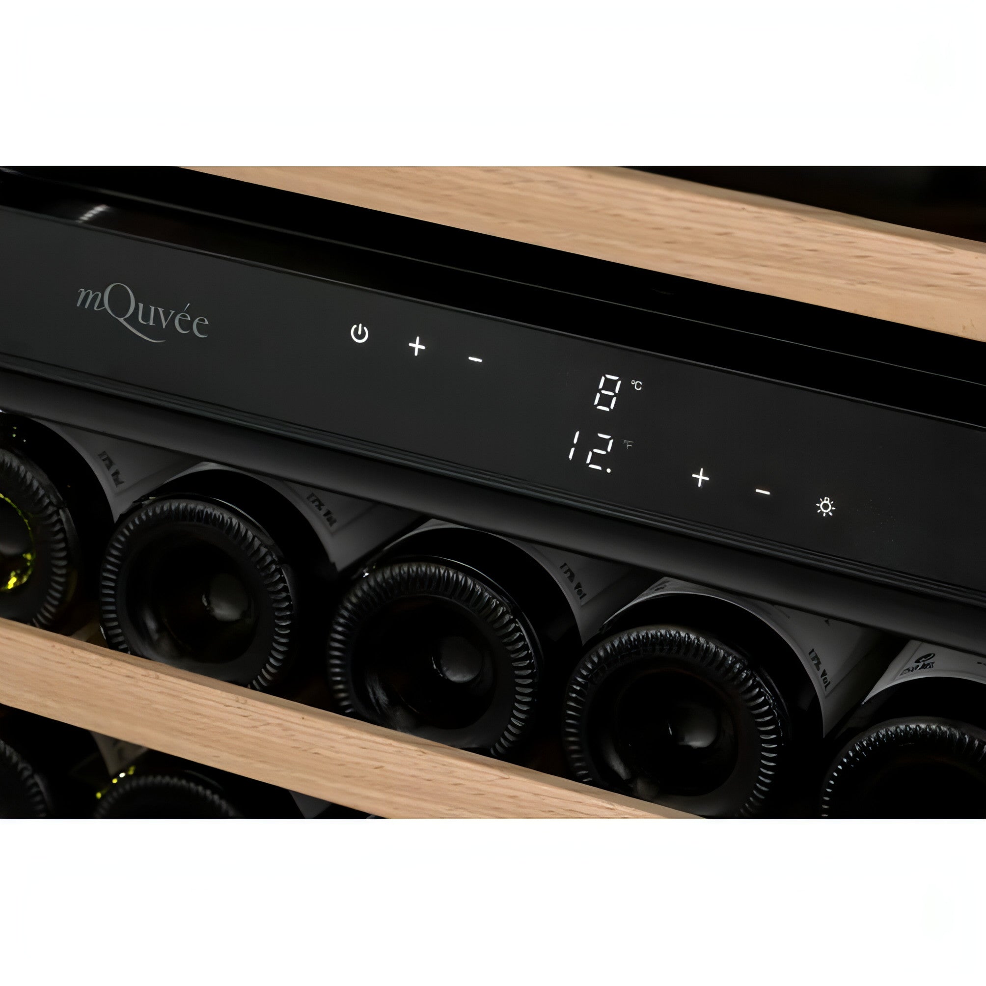 mQuvée - Fully Integrated Wine Cooler - WineKeeper 25D Panel Ready - Push/Pull