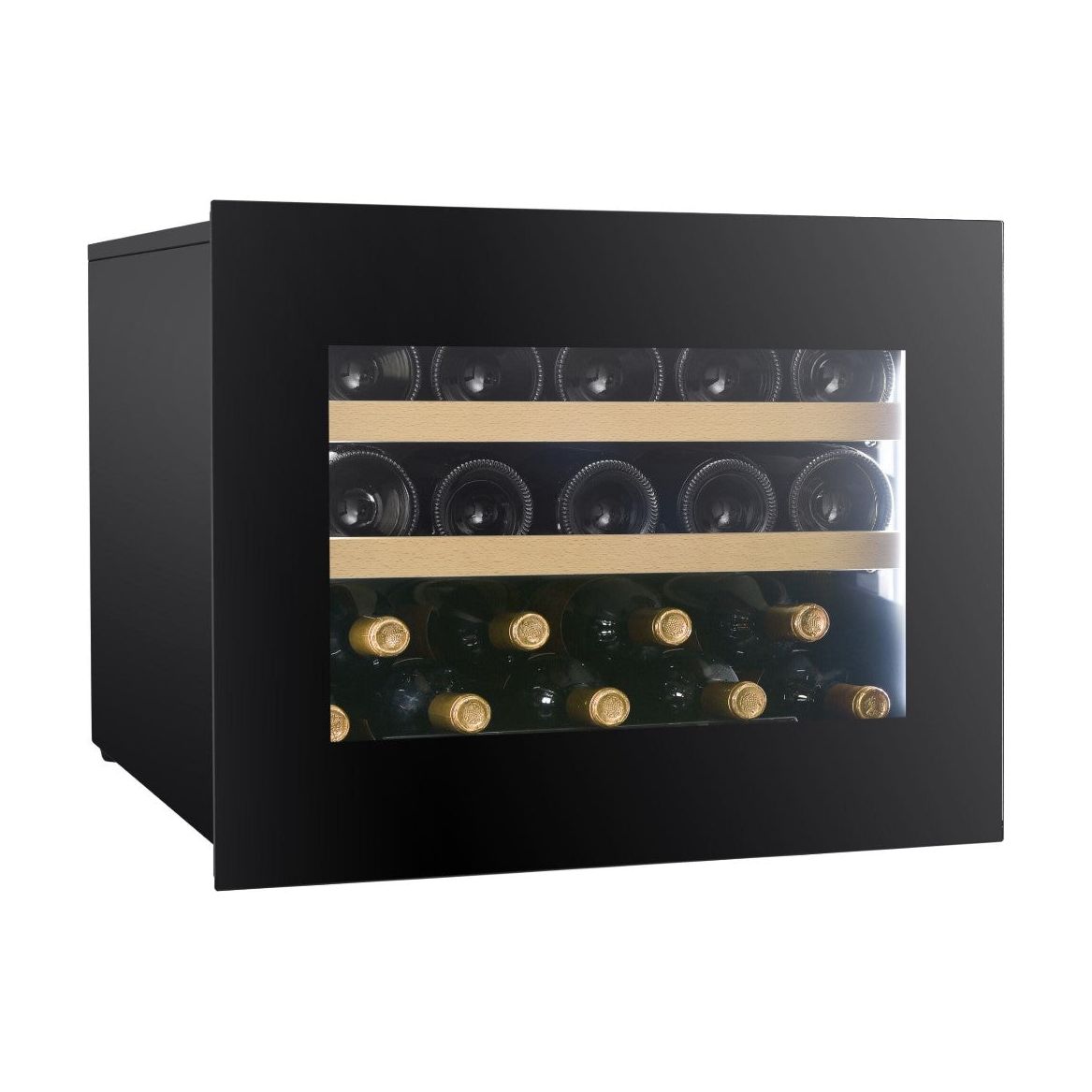 Dunavox Horizon-19.TO - 19 Bottle - Handleless Integrated Wine Cooler - DVH-19.50B.TO