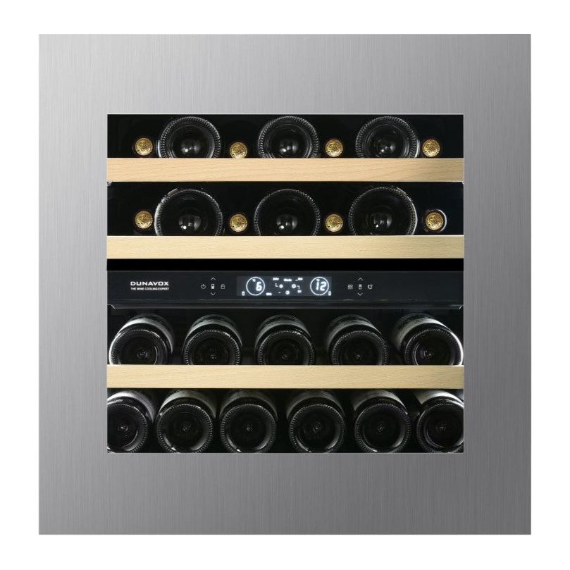 Dunavox Horizon-25.TO - Dual Zone 25 Bottle - Integrated Wine Cooler - DVH-25.65DSS.TO