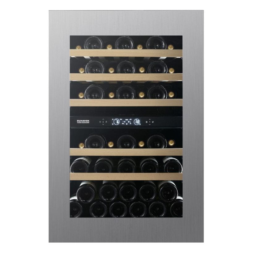 Dunavox Horizon-44.TO - Dual Zone 44 Bottle - Integrated Wine Cooler - DVH-44.120DSS.TO