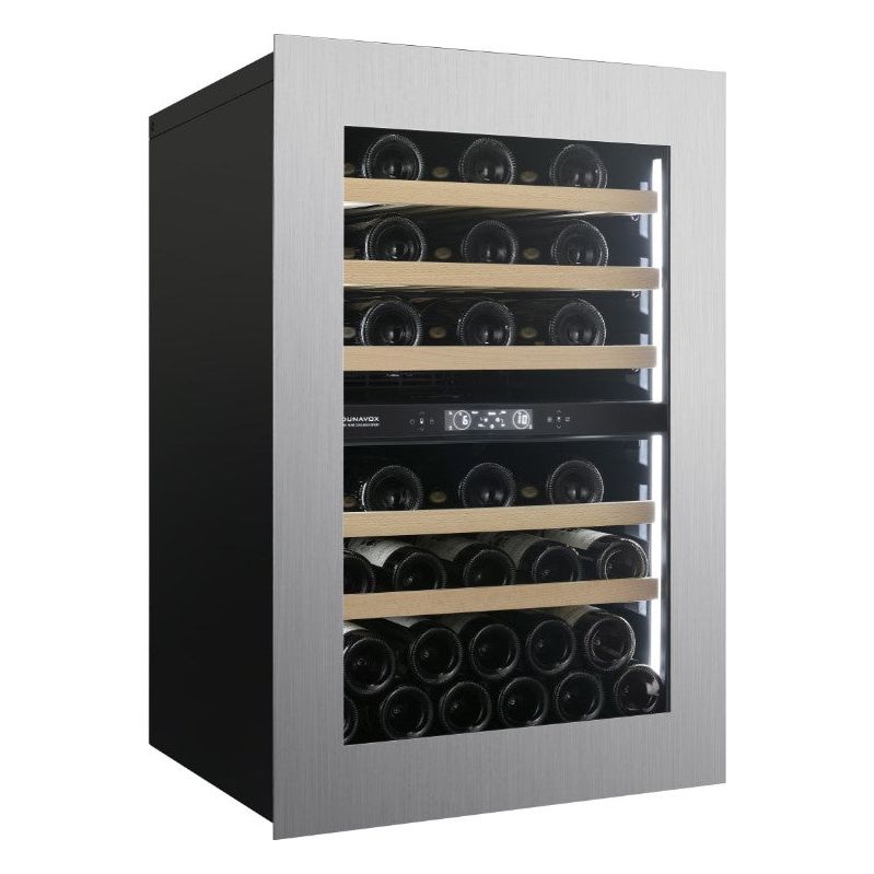 Dunavox Horizon-44.TO - Dual Zone 44 Bottle - Integrated Wine Cooler - DVH-44.120DSS.TO