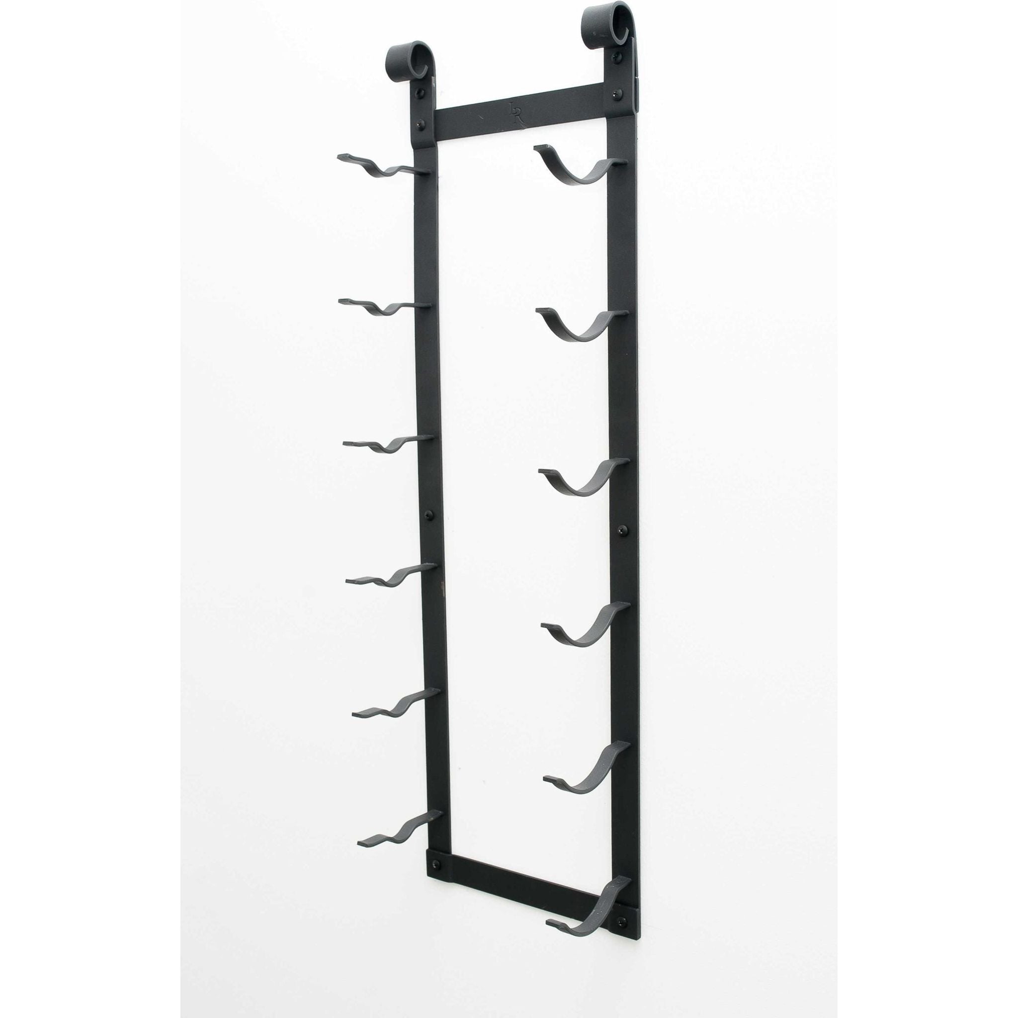 VintageView - Le Rustique - Wall Mounted Metal Wine Rack (6 bottles)