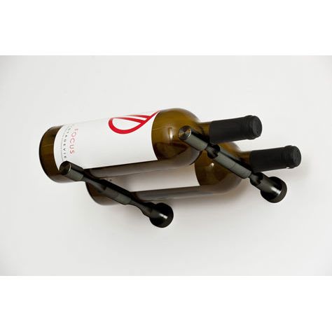 VintageView - Vino Series - 2 Bottle - Wall Mounted Metal Wine Rack (Peg System)
