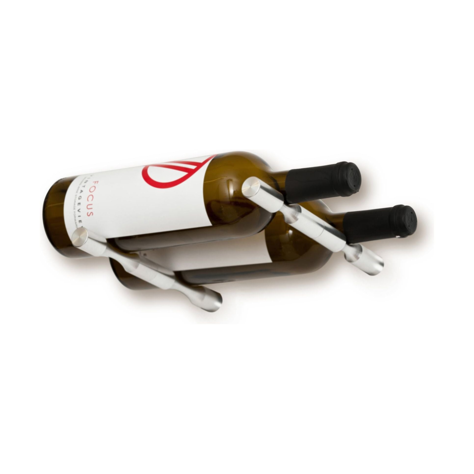 VintageView - Vino Series - 2 Bottle - Wall Mounted Metal Wine Rack (Peg System)
