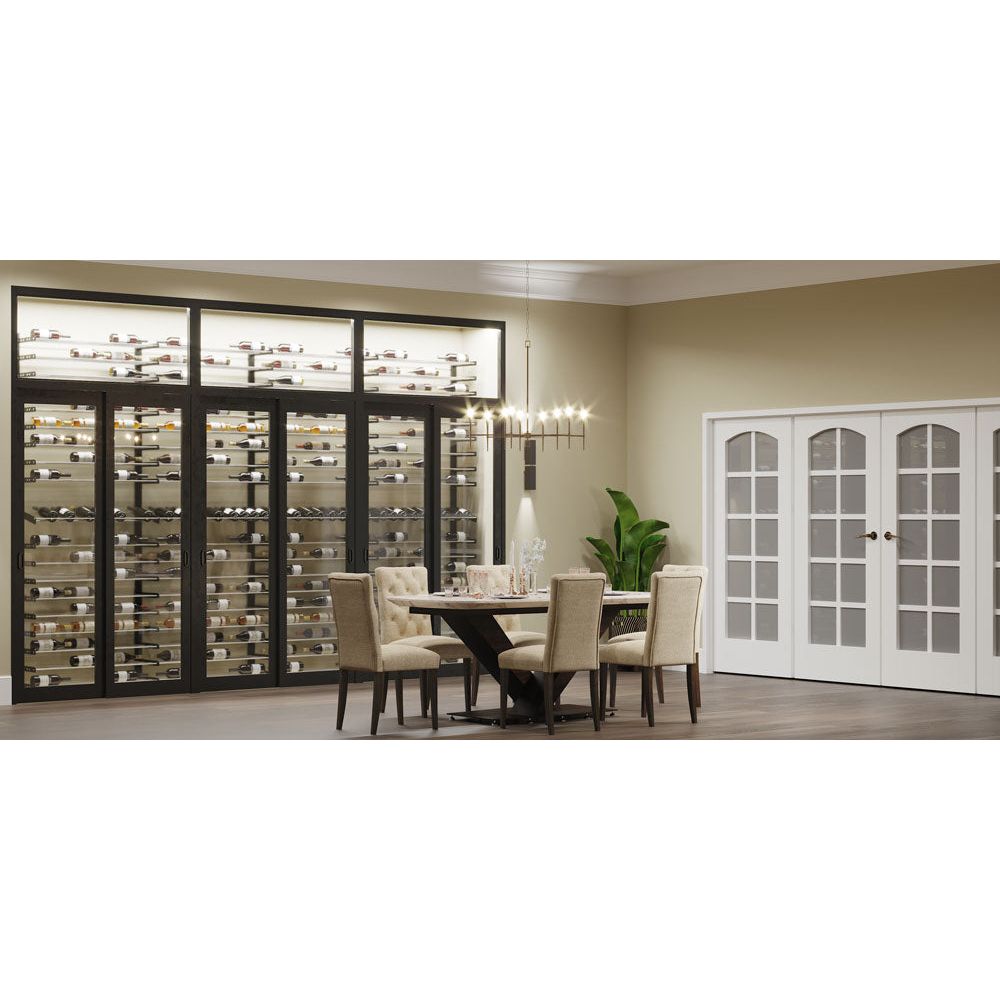 VintageView - Wine Wall Presentation - Evolution Series - Metal Wine Wall Rack (9 bottles)