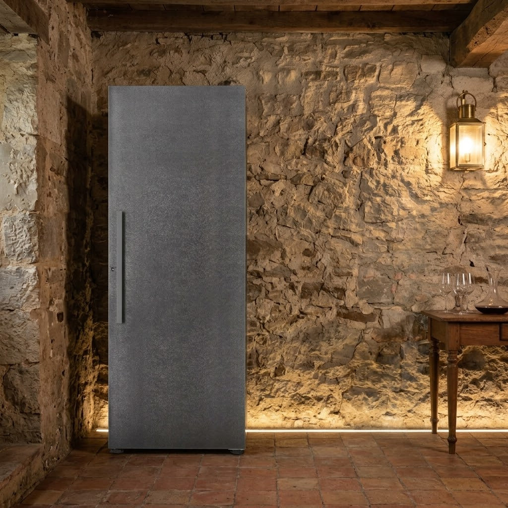 ClimaVin - 249 Burgundy Bottle - Ageing Wine Cabinet - Full Shelves - W300S-BLACK