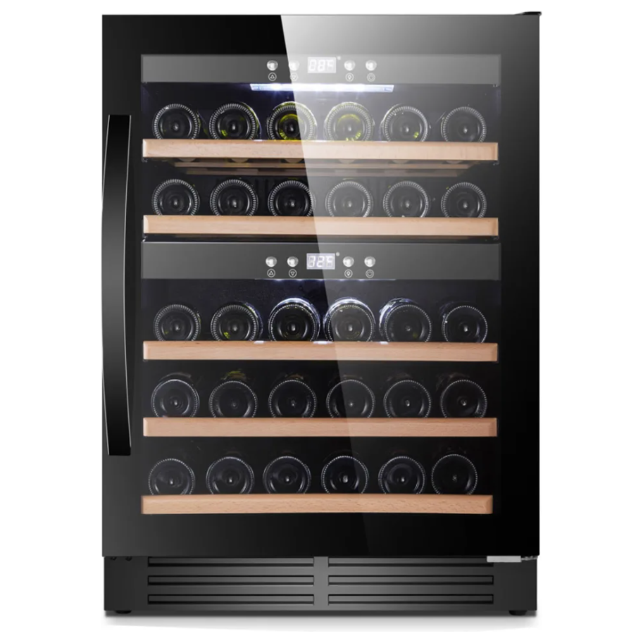 Cavin - 600mm - Undercounter Wine Fridge - Scandinavian Collection 40 Fullglass Black