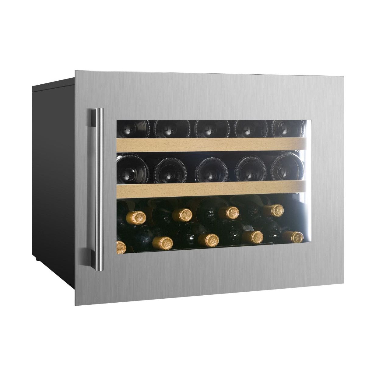 Dunavox Spirit-19 - Single Zone 19 Bottle - Integrated Wine Cooler - DVS-19.50SS