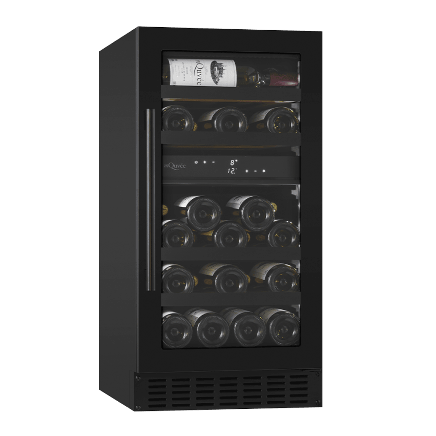 mQuvée - 400mm - Undercounter - WineCave 700 40D All Black