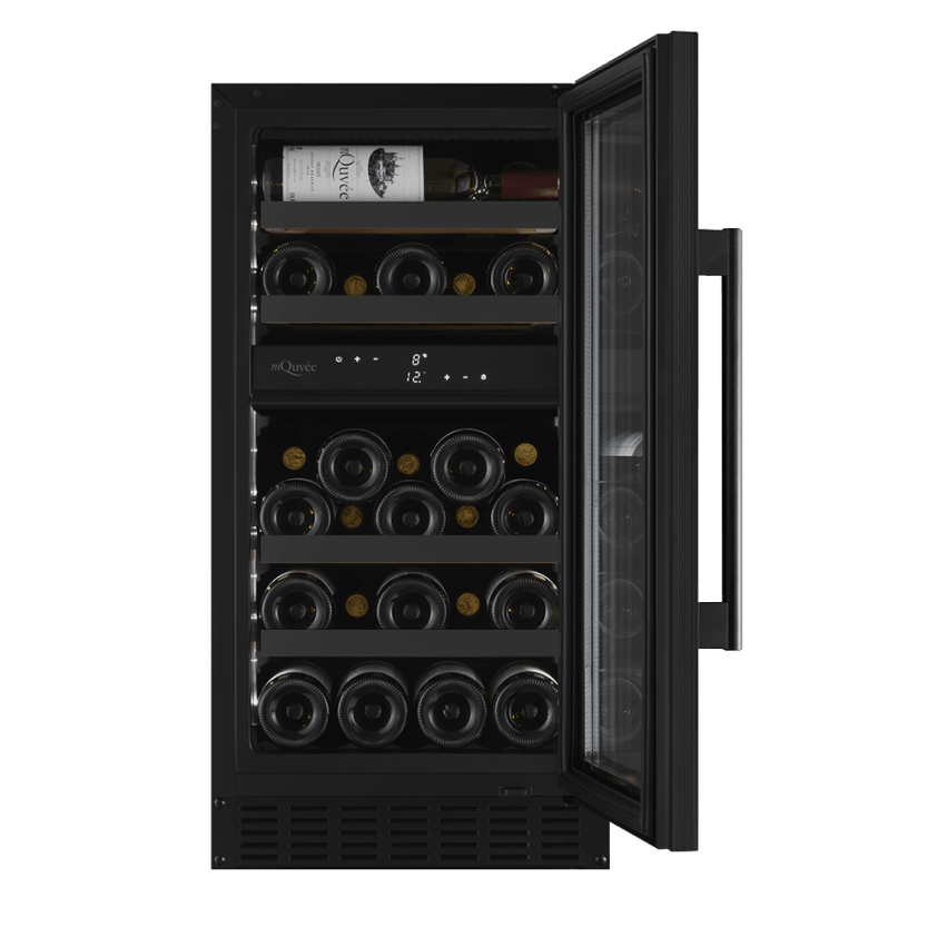 mQuvée - 400mm - Undercounter - WineCave 700 40D All Black