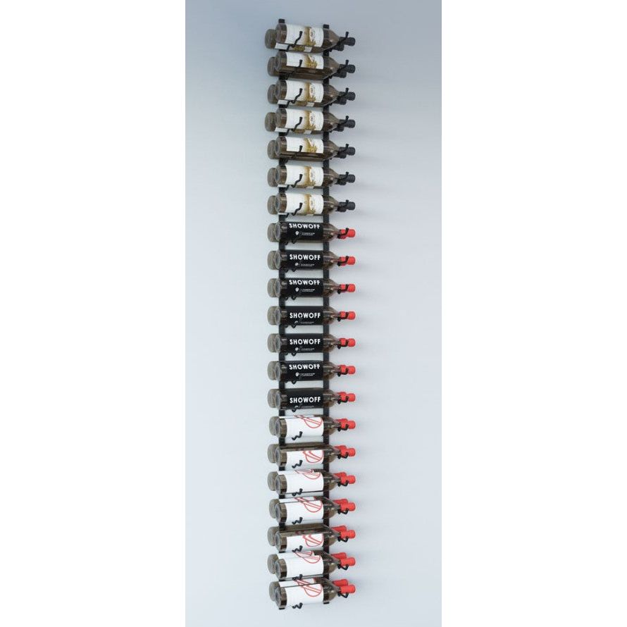 VintageView - W Series 7 – 2135mm Wall Mounted Metal Wine Rack Combo Kit (21-63 bottles)
