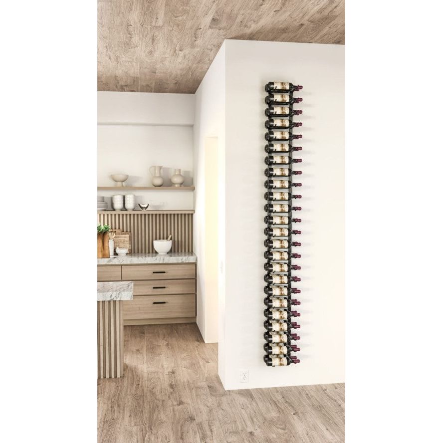 VintageView - W Series 8 – 2440mm Wall Mounted Metal Wine Rack Combo Kit (24-72 bottles)
