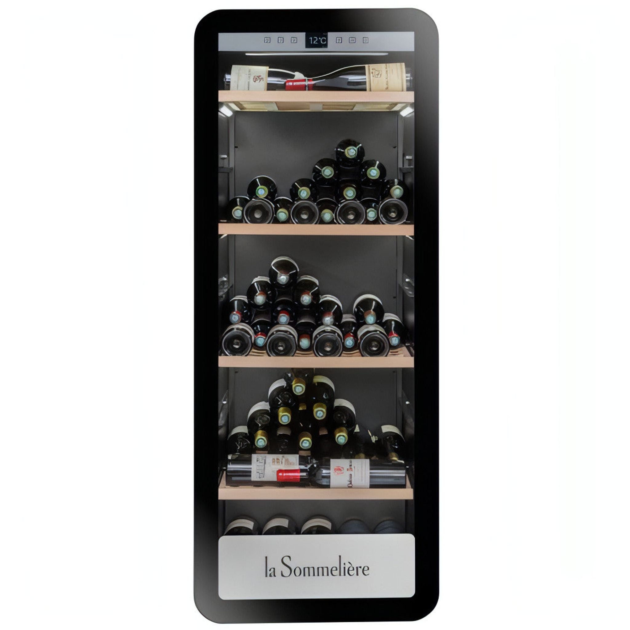 La Sommeliere - 147 Bottle Freestanding Single Zone Wine Cabinet APOGEE150PV