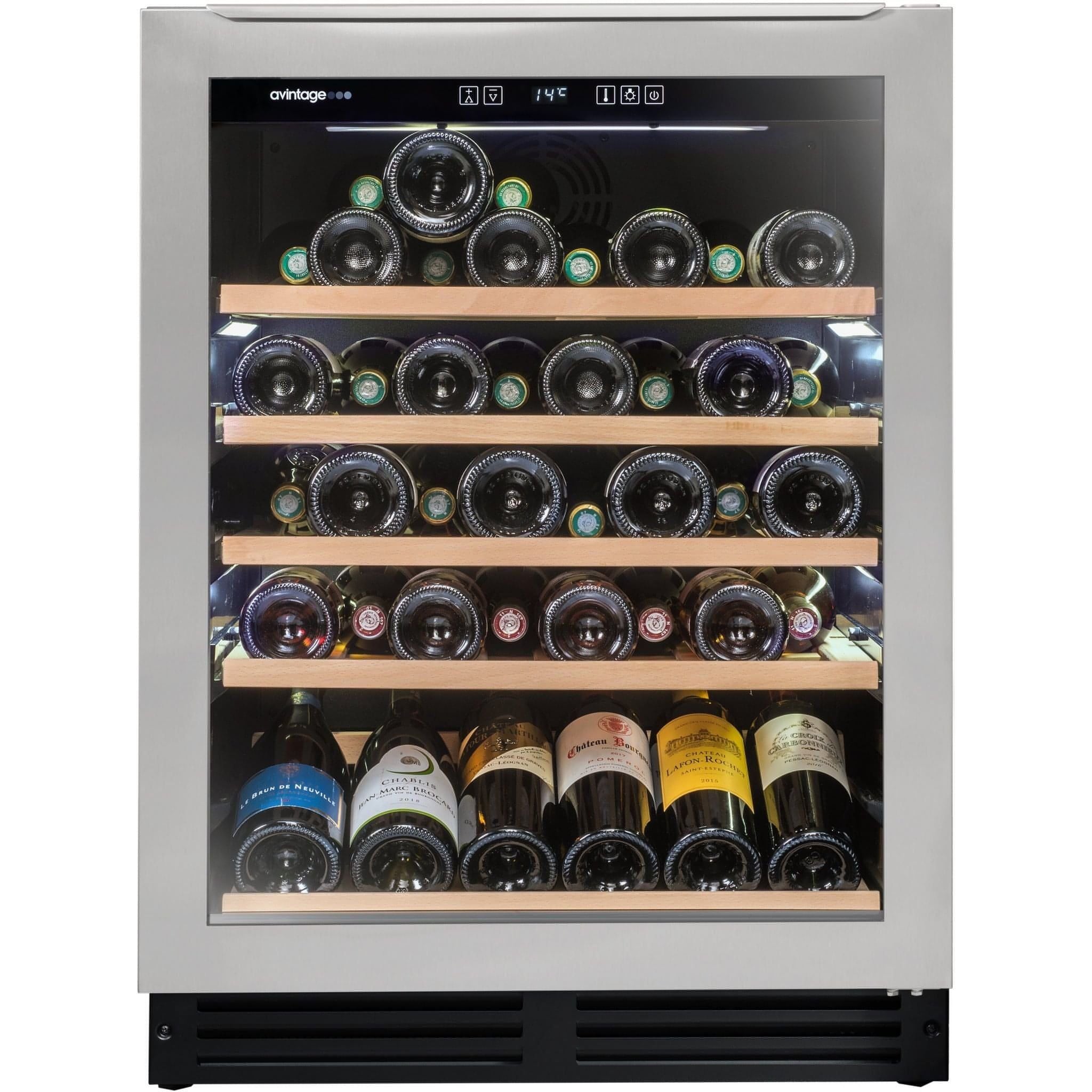 Avintage - 600mm - 53 bottle - Undercounter Wine Cooler - AVU52TX1