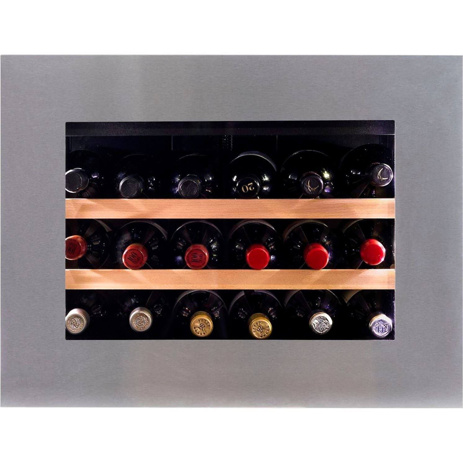 Dunavox GLANCE-18 - 18 Bottle - Built In / Integrated Wine Cooler - DAVG-18.46SS.TO