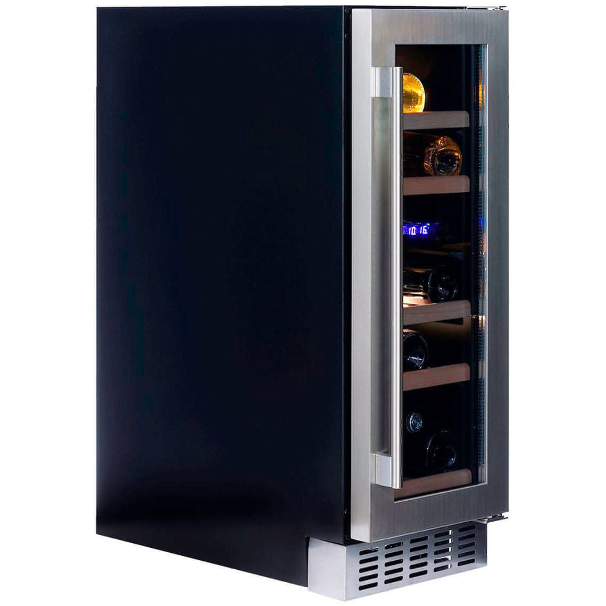 Dunavox FLOW-17 - 300mm Dual Zone - 17 Bottle - Built In / Freestanding Wine Cooler - DAUF-17.58DSS