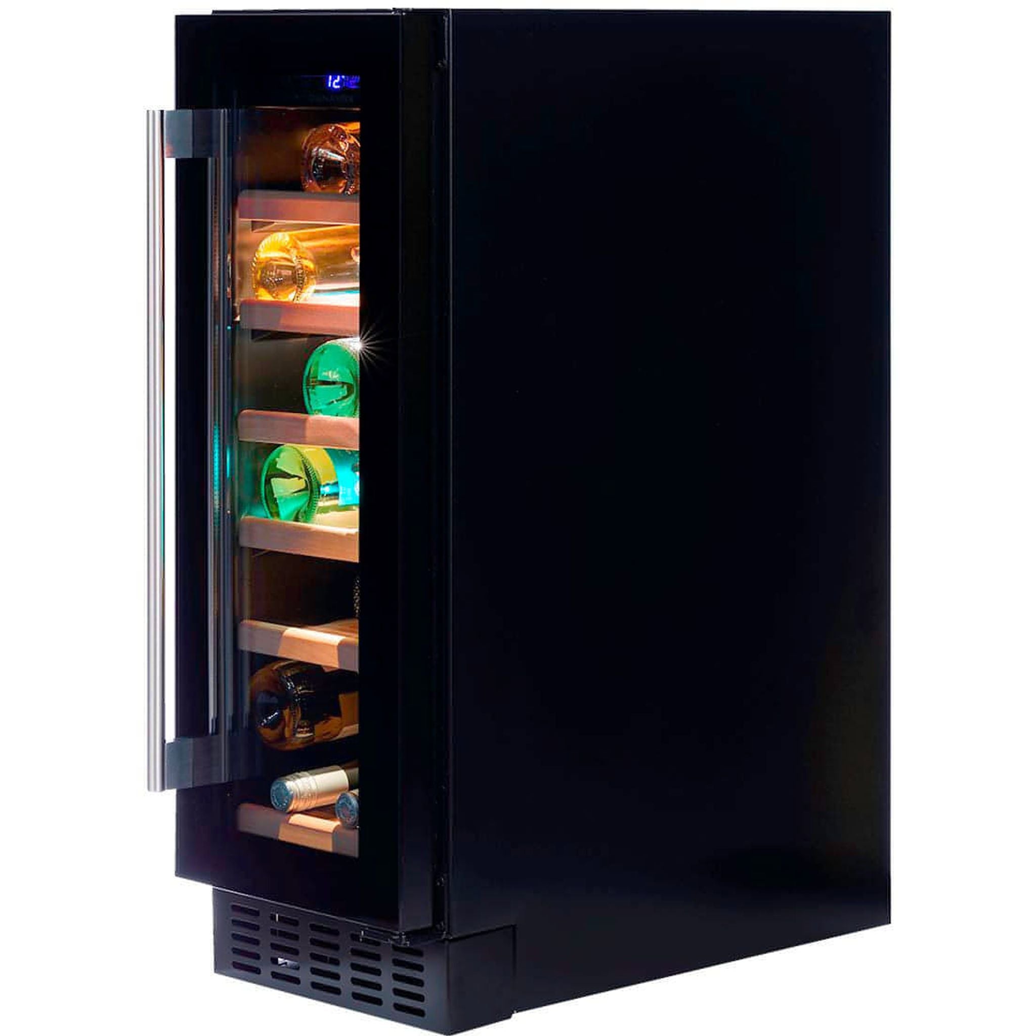 Dunavox FLOW-19 - 300mm - 19 Bottle - Built In Undercounter Wine Cooler - DAUF-19.58B