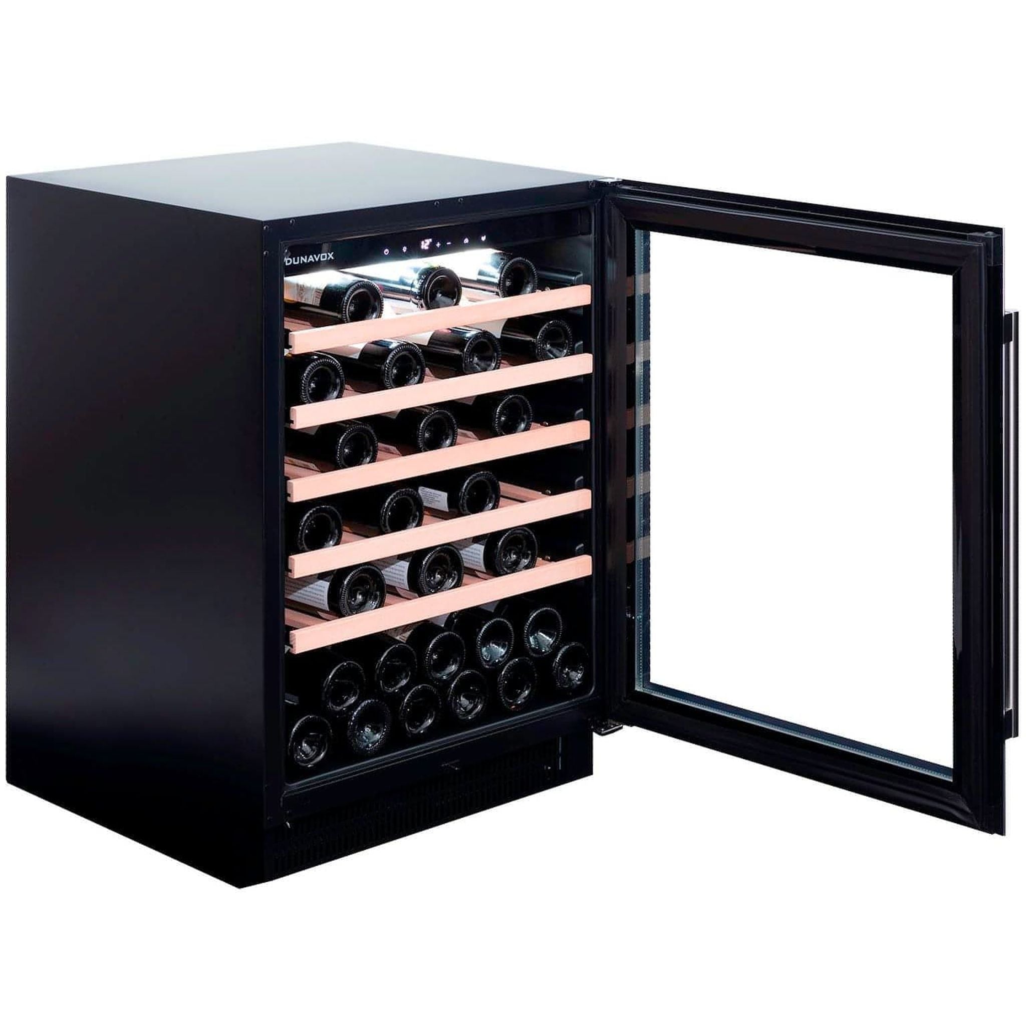 Dunavox FLOW-46 - 600mm - 40 Bottle - Built In Undercounter Wine Fridge - DAUF-46.138B