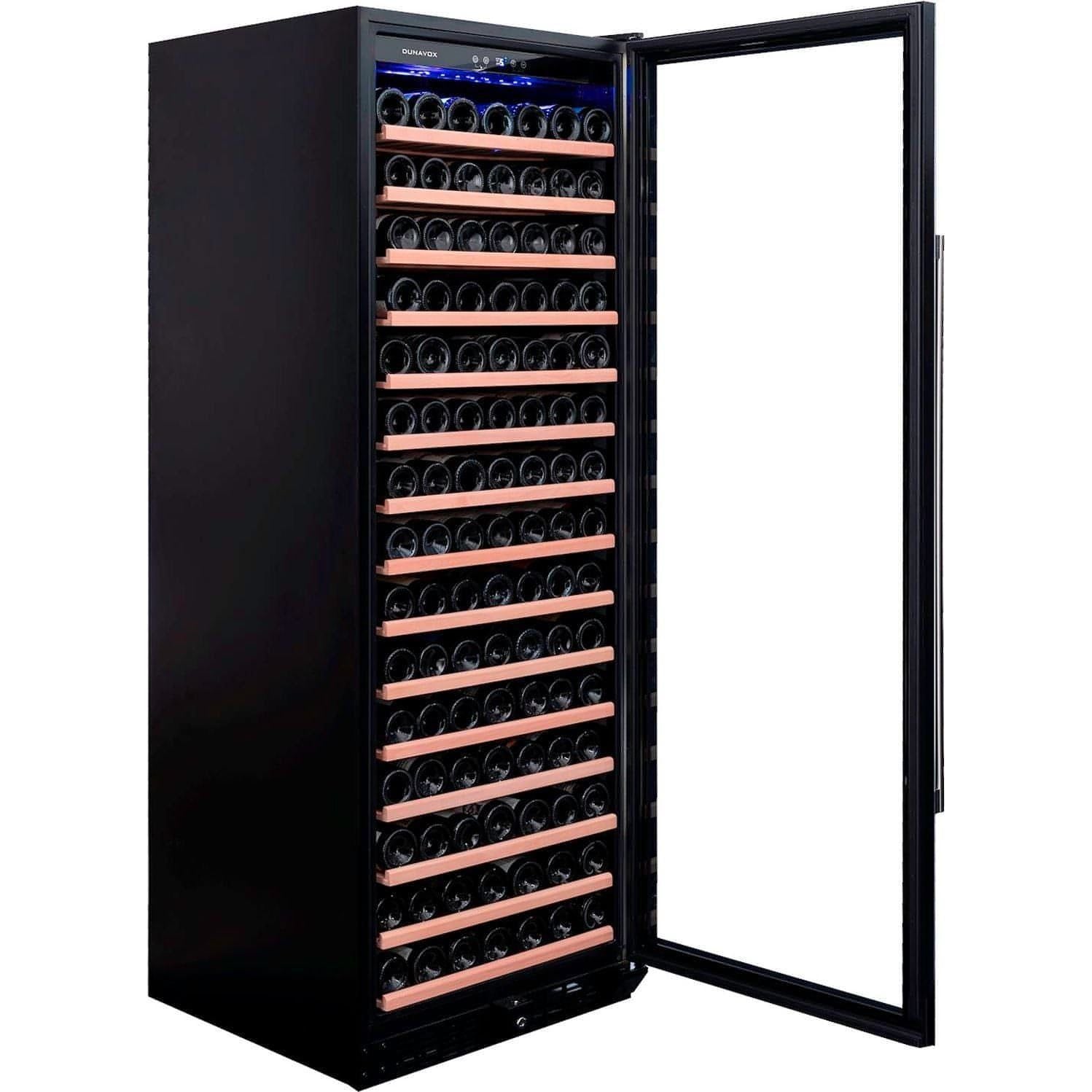 Dunavox GRANDE-194 - 655mm Width - Single Zone 194 Bottle - Built In / Freestanding Wine Cooler - DX-194.490BK