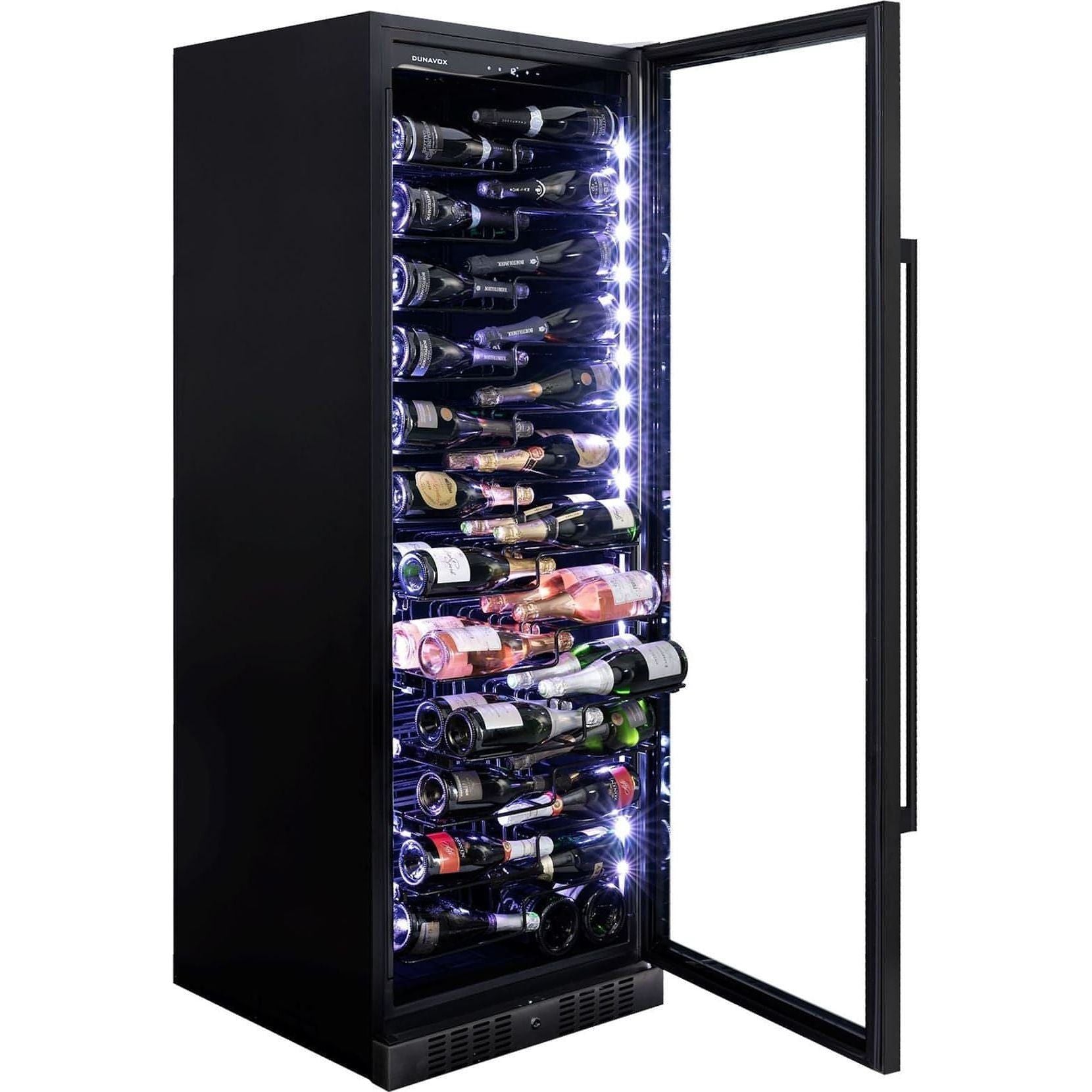 Dunavox GRANDE-143 - 655mm Wide - 143 Bottles - Freestanding / Built in Tall Wine Fridge - DX-143.468B