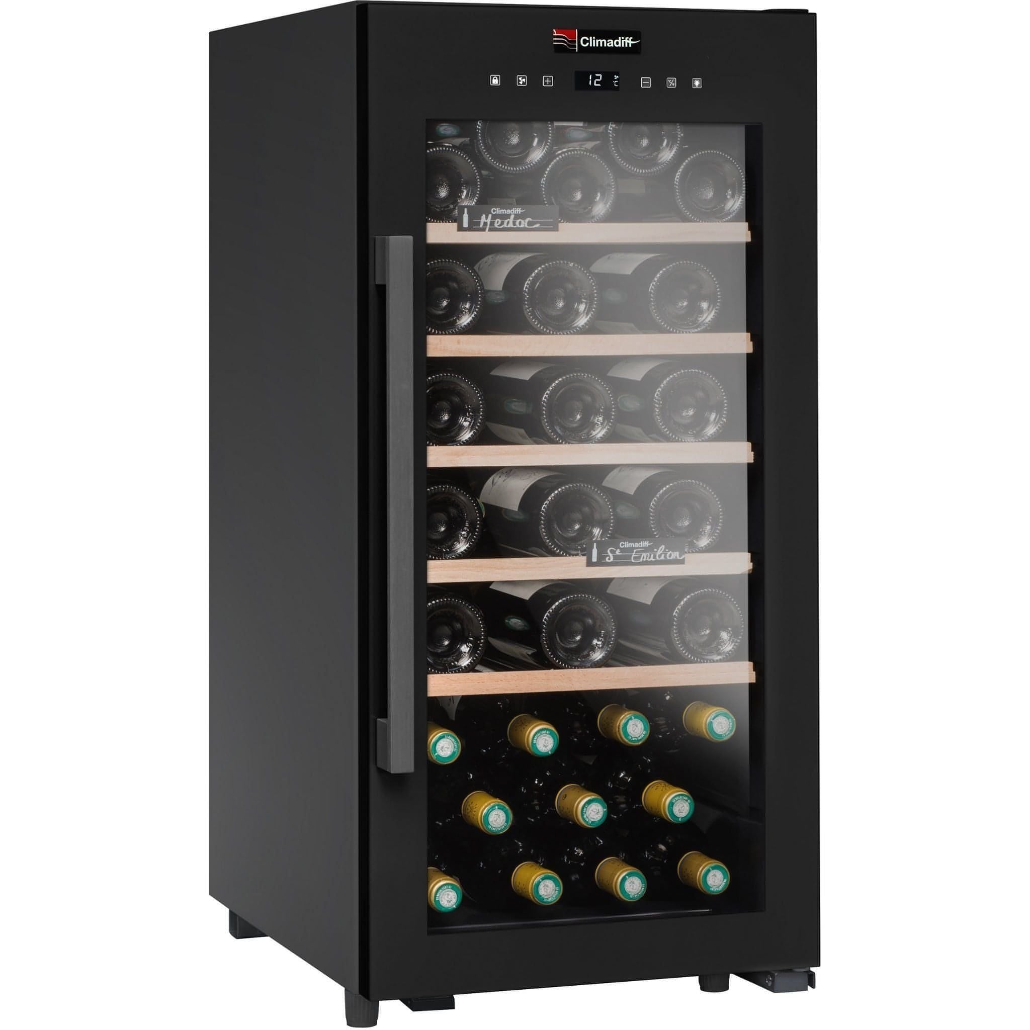 Climadiff - 41 Bottle - Freestanding Wine Cooler - CS41B1