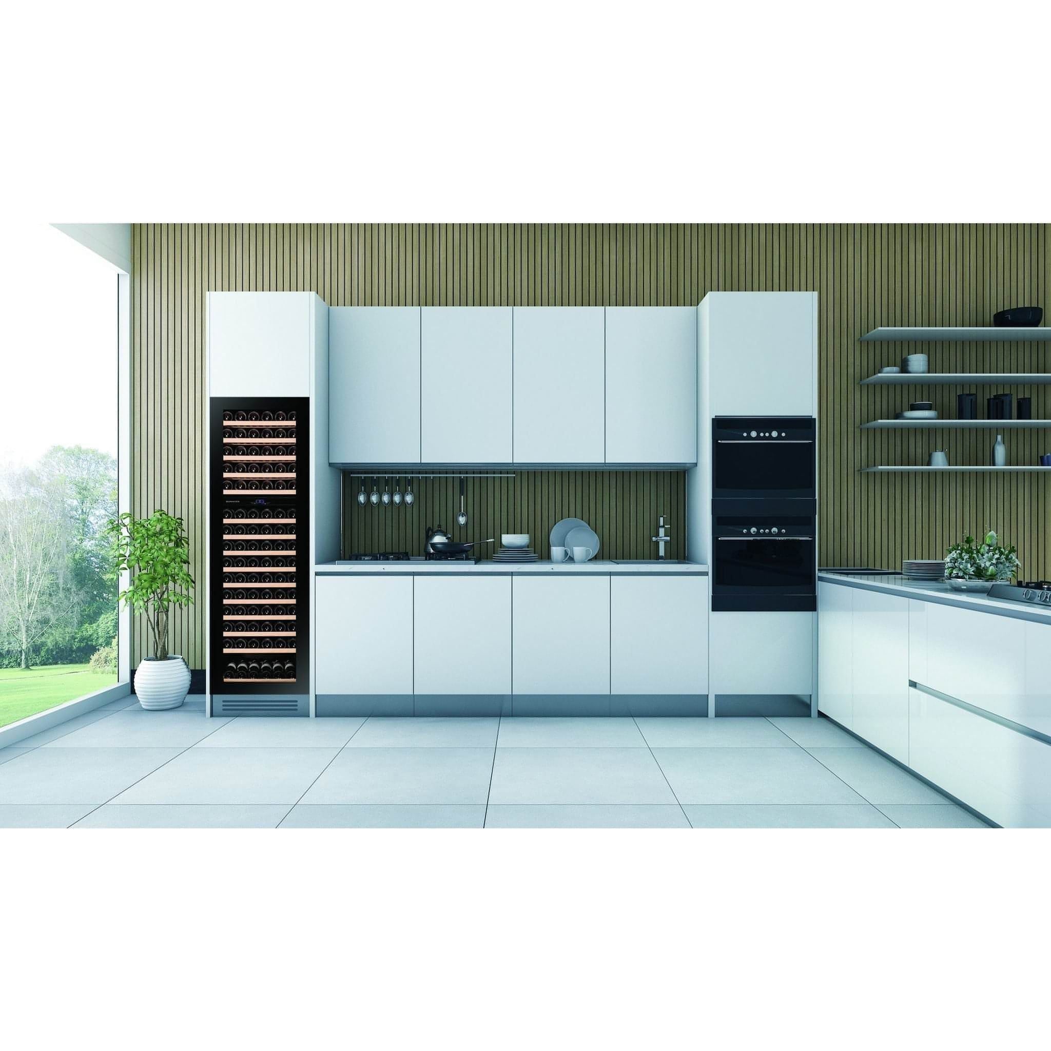 Dunavox GLANCE-114 - Dual Zone 114 Bottle - Integrated Wine Cooler - DAVG-114.288DB.TO