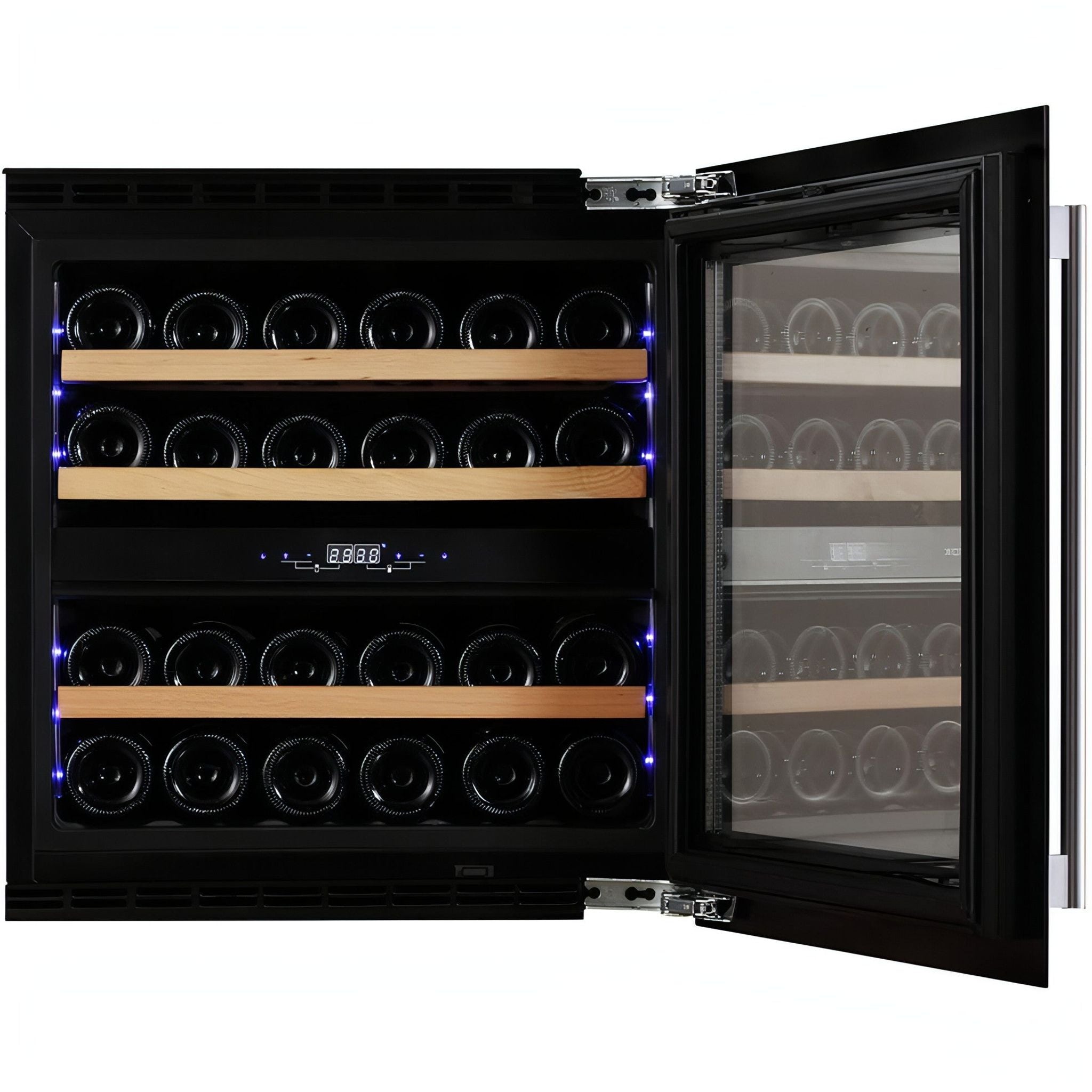 Dunavox SOUL-25 - Dual Zone 25 Bottle - Integrated Wine Cooler - DAVS-25.63DB