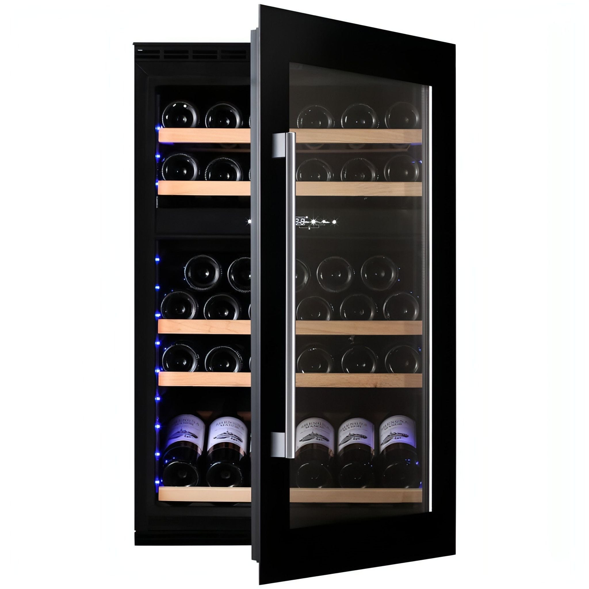 Dunavox SOUL-49 - Dual Zone 49 Bottle - Integrated Wine Cooler - DAVS-49.116DB