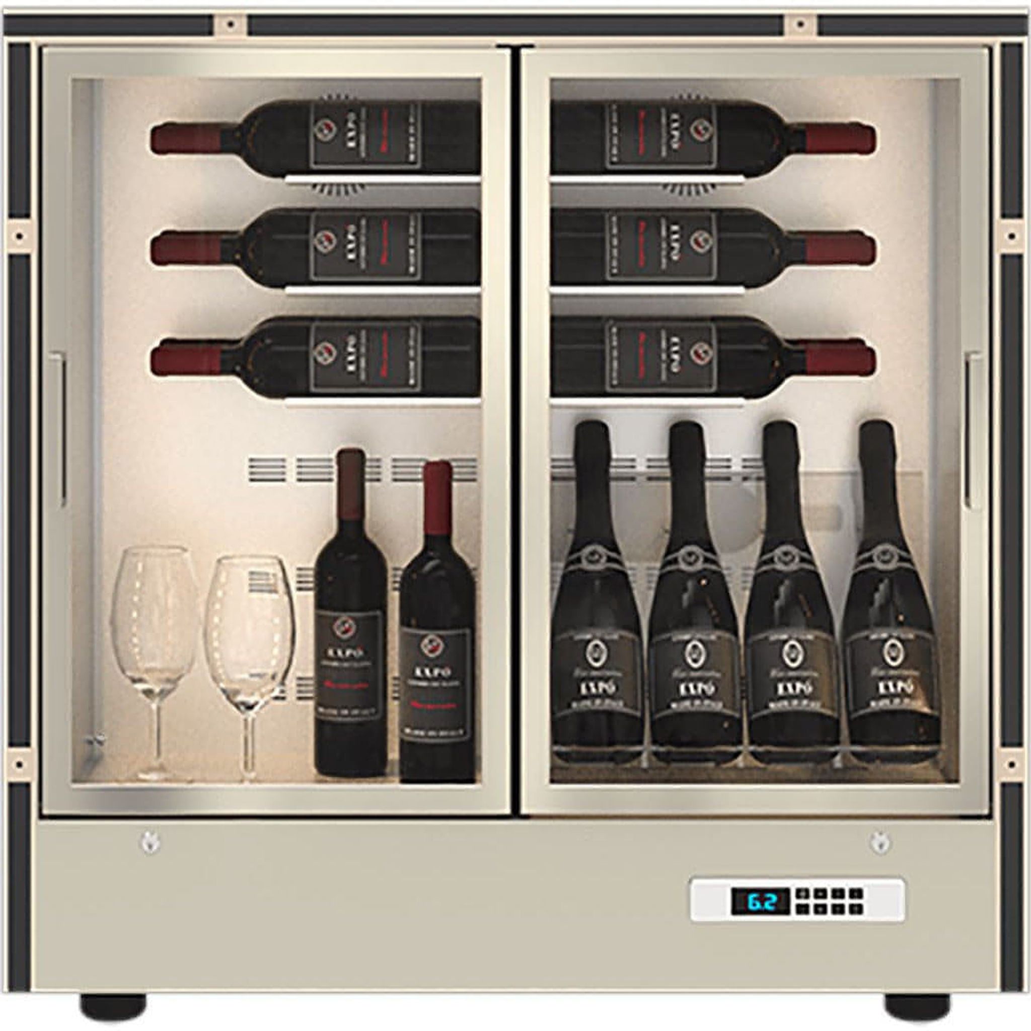 Mod 20 - Built in / Freestanding Wine Wall MD-24 - For Home Use