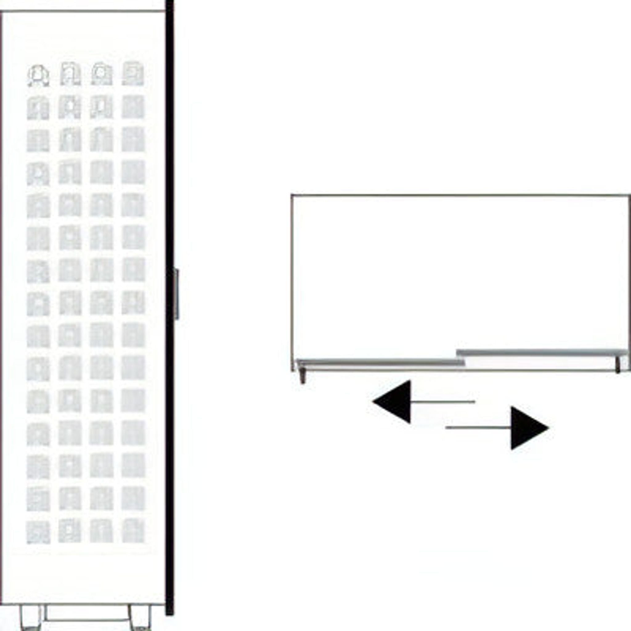 Teca Vino - Built in Wine Wall TBV10 - Horizontal Shelving - For Restaurant Use