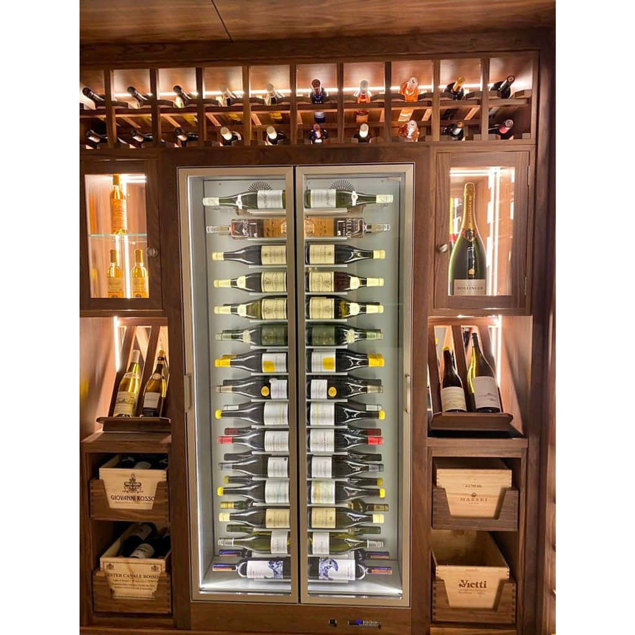 Mod 10 - Built in / Freestanding Wine Wall MD-14 - For Home Use