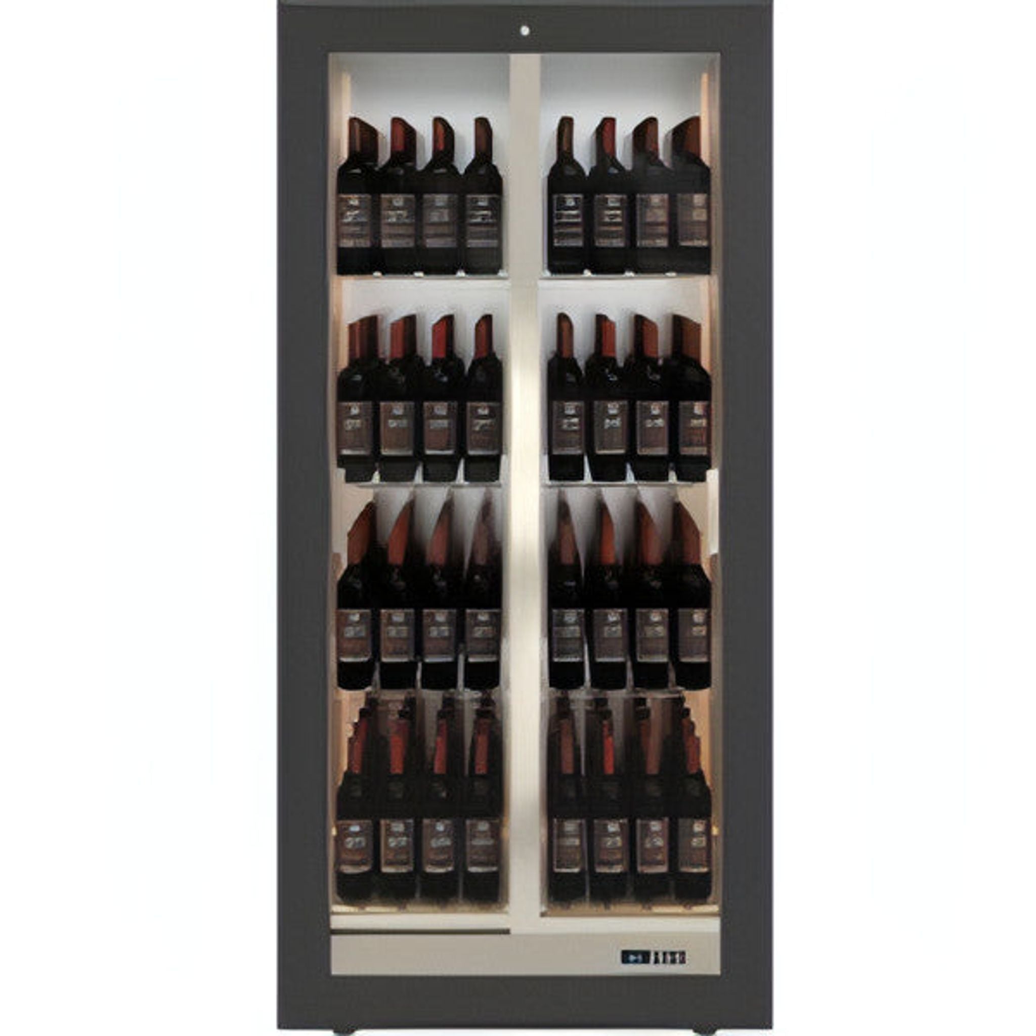 Teca Vino - Built in Wine Wall TBV13 - Glass Shelving - For Restaurant Use