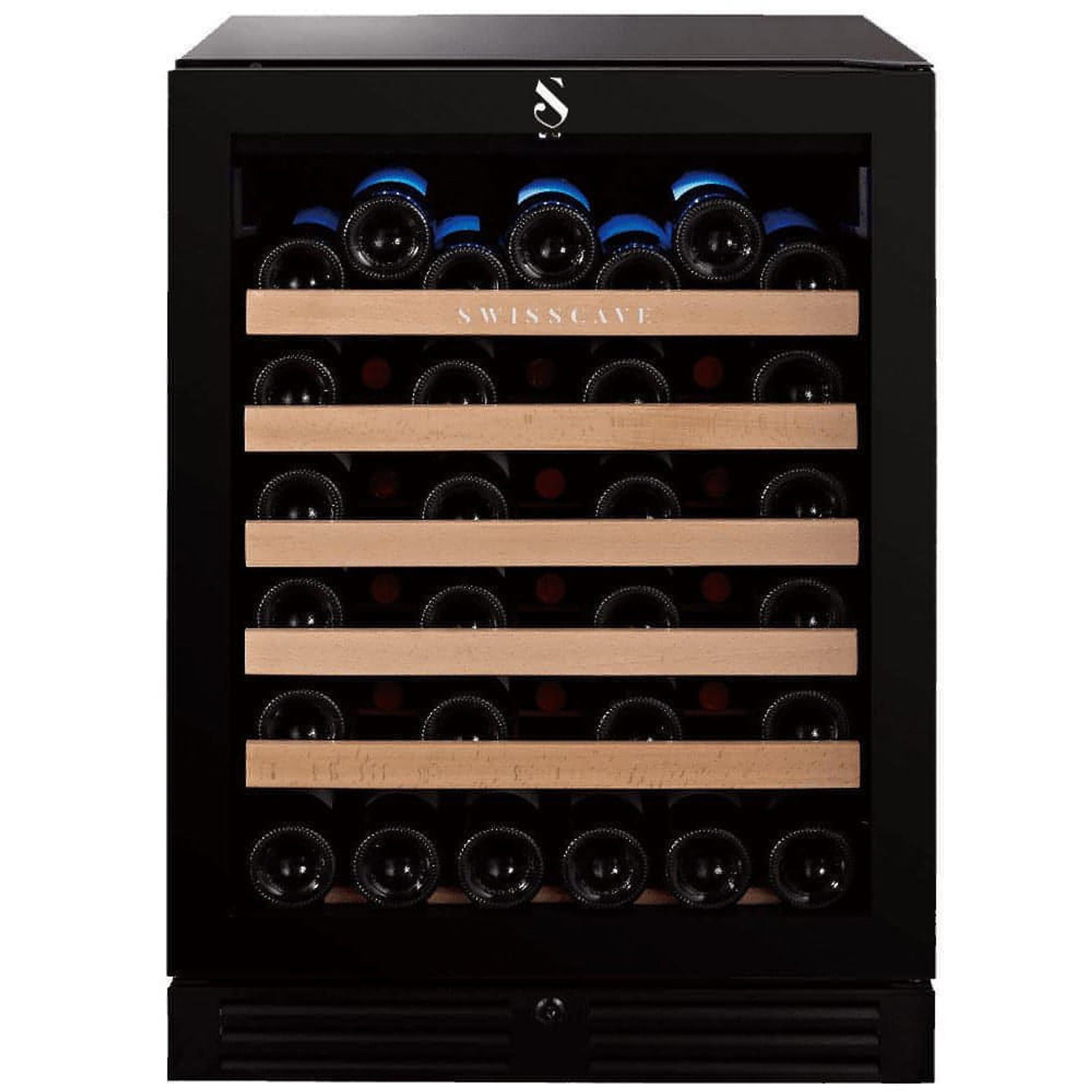 SWISSCAVE Classic - 600mm - 47 Bottles - Freestanding / Built in Wine Cooler - WL155F