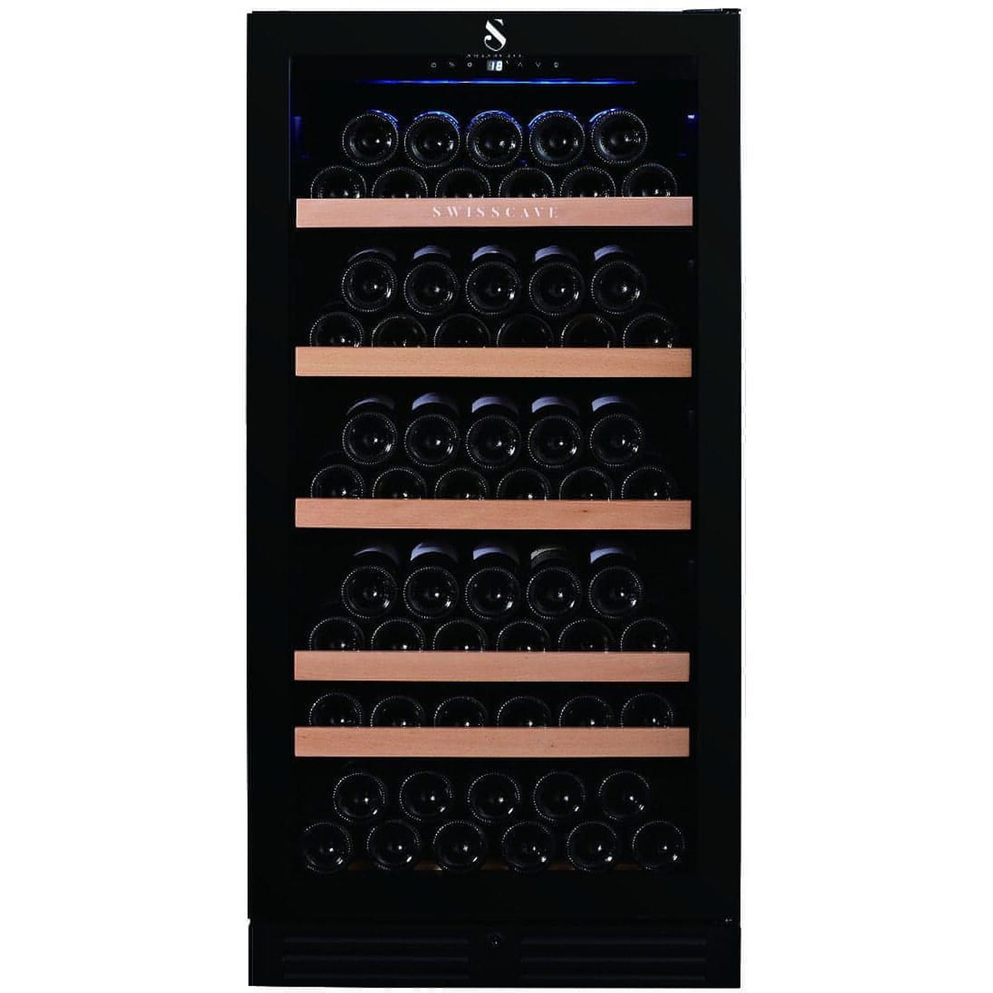 SWISSCAVE - Classic Edition 110 Bottles Single Zone Wine Cooler WL355F