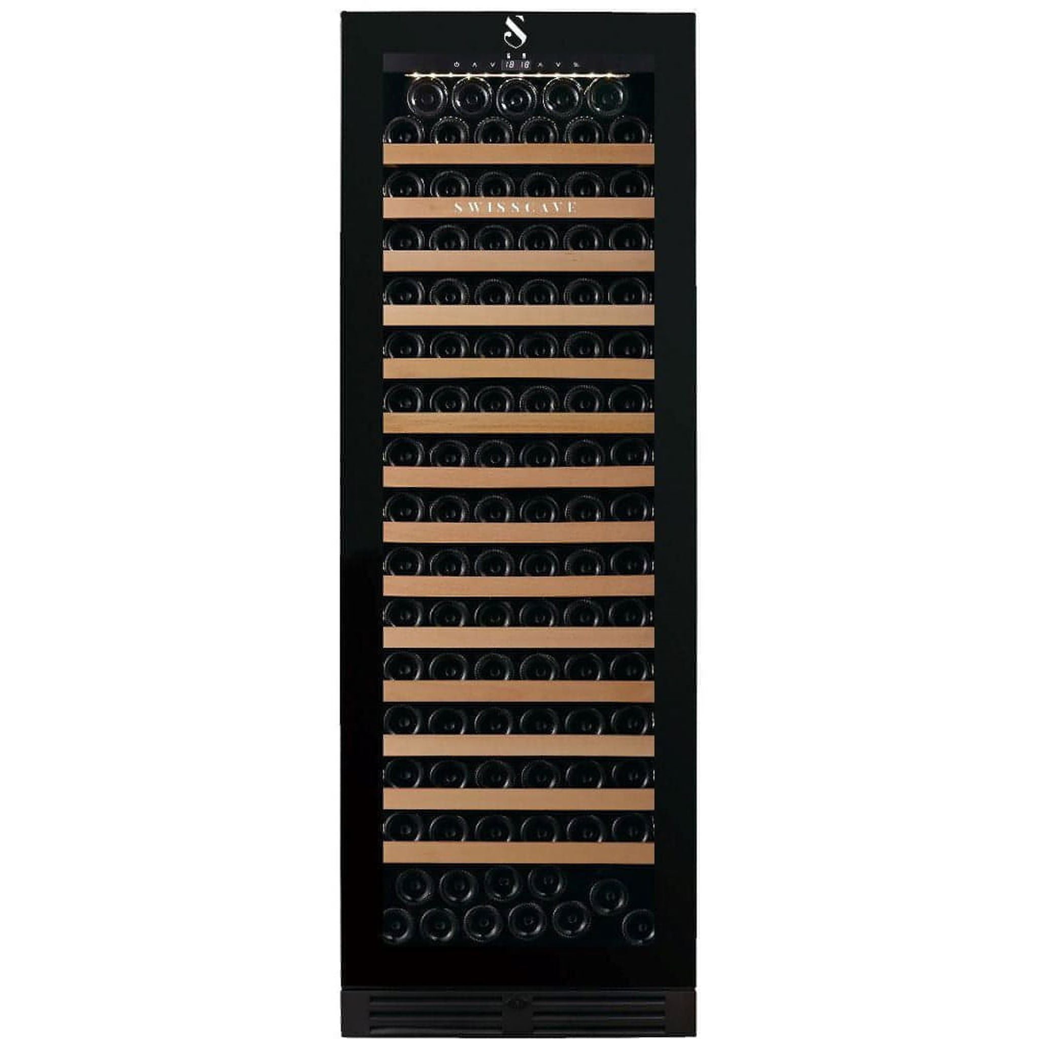 SWISSCAVE Premium - 600mm - 163 Bottle - Freestanding / Built in Wine Cooler - WLB-460F-MIX