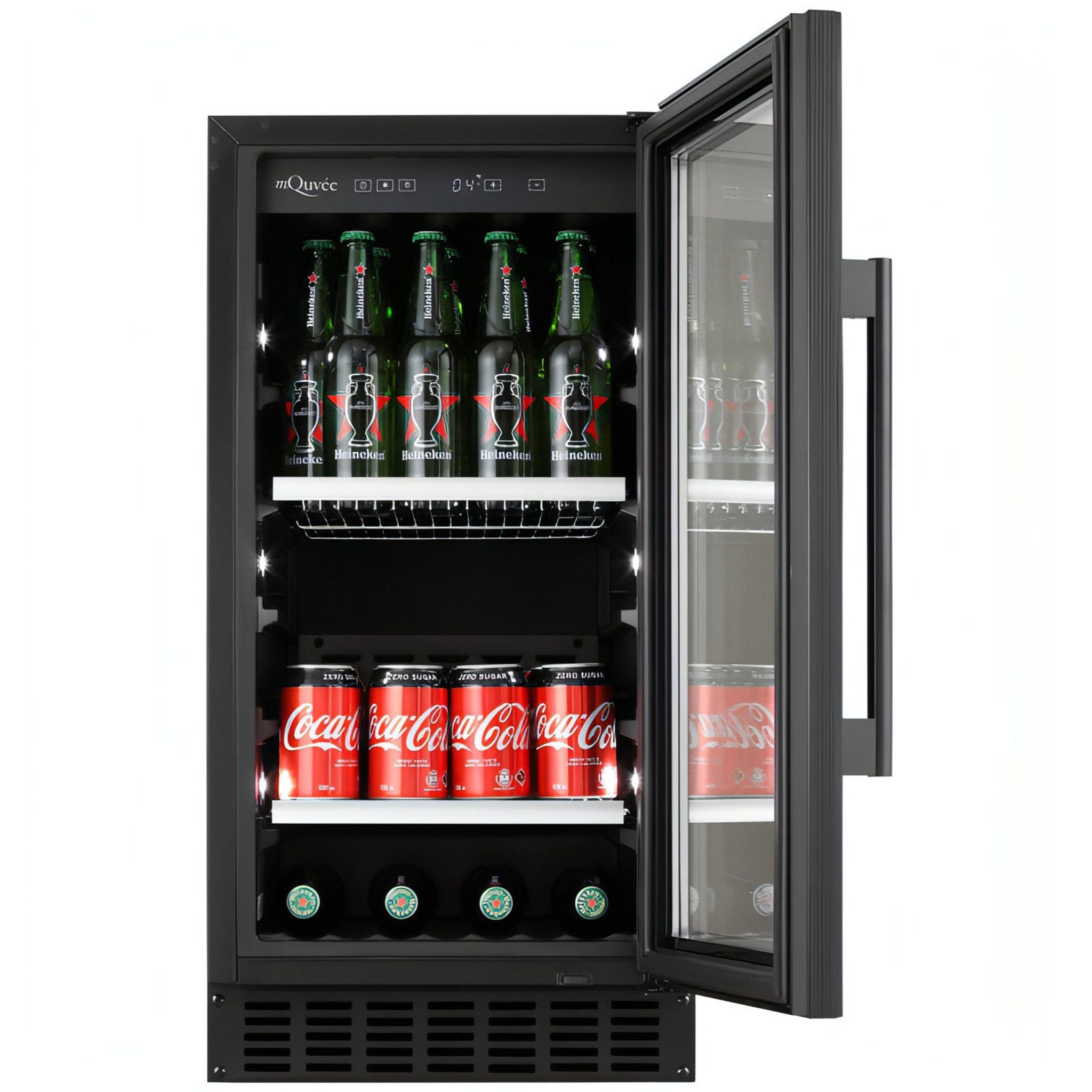 mQuvée - 400mm - Undercounter Drinks Fridge - BeerServer40 - Anthracite Black