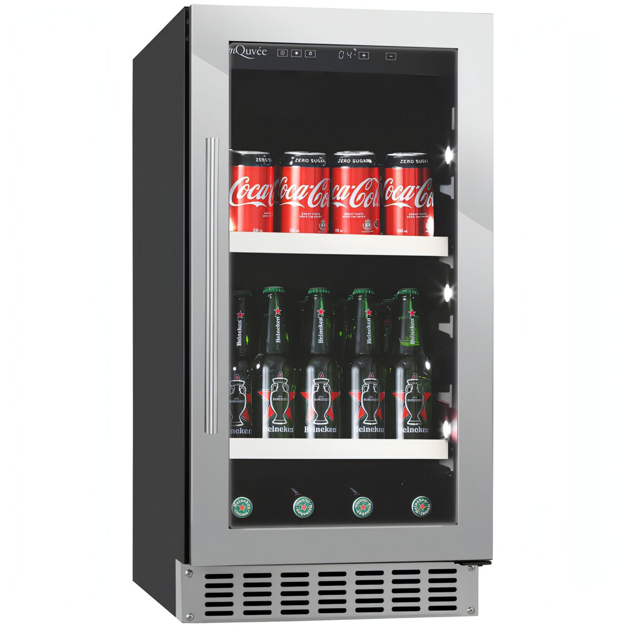 mQuvée - 400mm - Undercounter Drinks Fridge - BeerServer40 - Stainless Steel